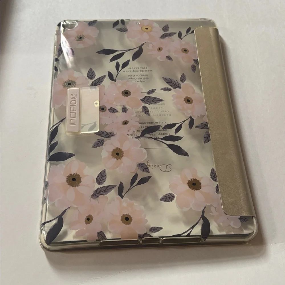 Incipio Design Series | Gold & Floral Design New iPad 9.7 2017 Girly Work Vibes